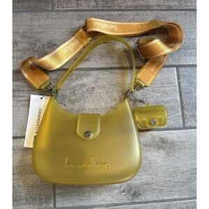 New NWT United Colors Of Benetton Jelly Purse Bag Charm Twee